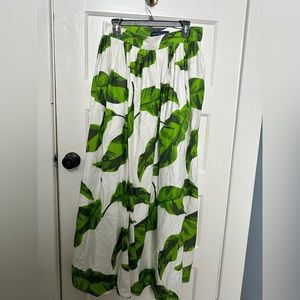 Katie Kime Banana Leaf Maxi Skirt